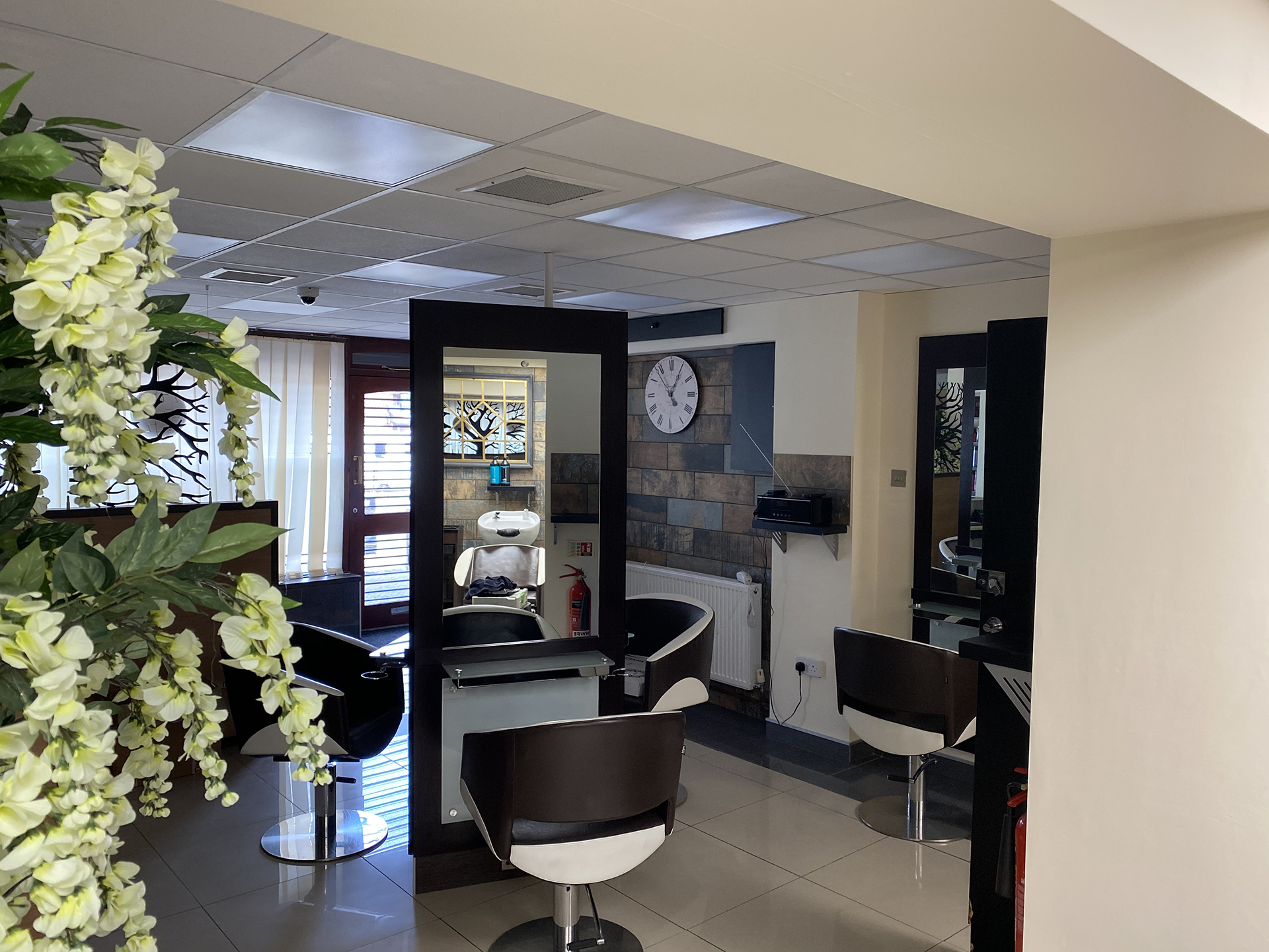 Interior of the salon